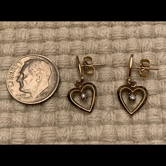 SOLD - Vintage Princess Pride Creations 14KGF earrings - Picture 4 of 10